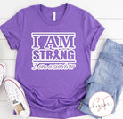 I Am Strong Graphic T #317-Graphic T-Stay Foxy Boutique, Florissant, Missouri
