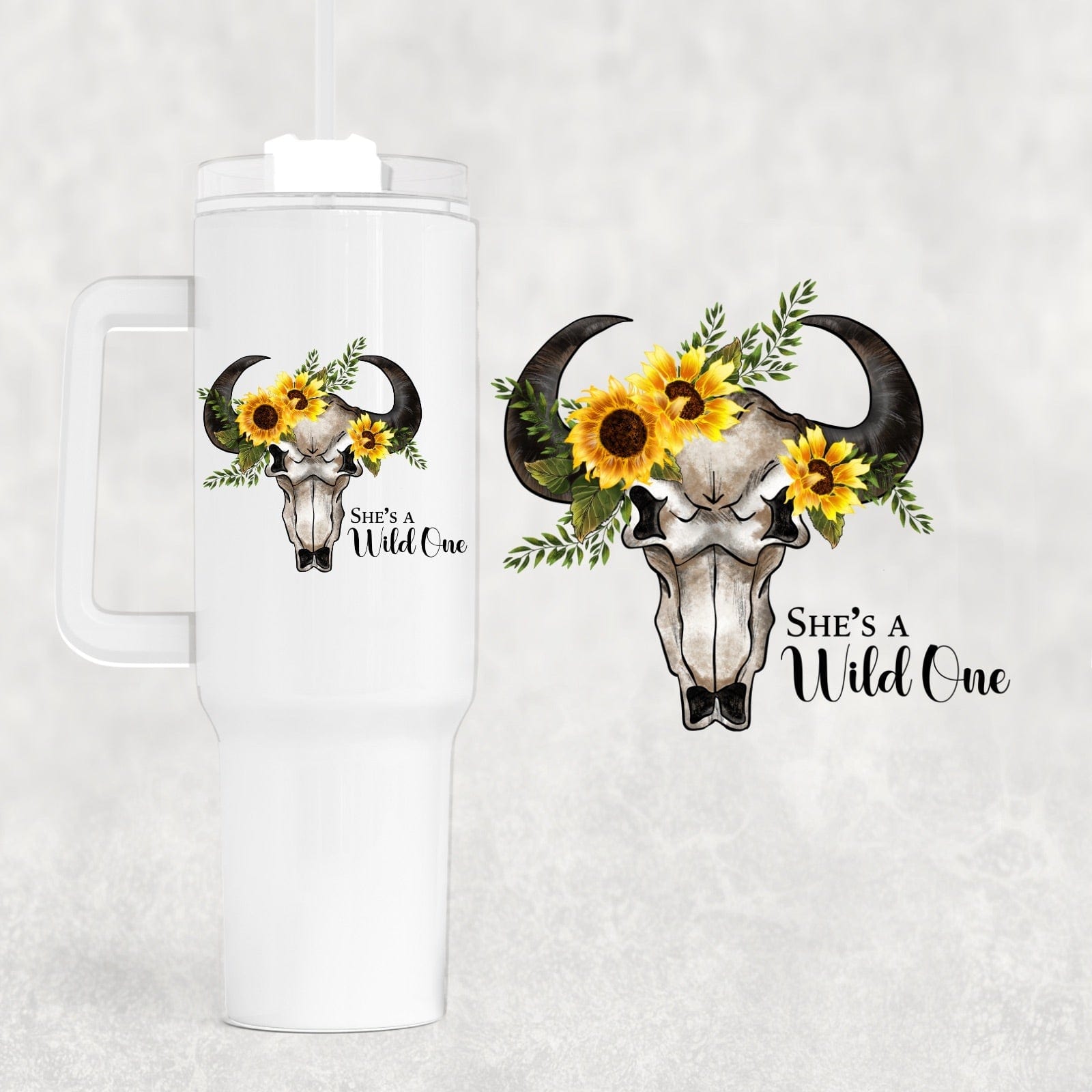 Wild One 40 oz Tumbler-Stay Foxy Boutique, Florissant, Missouri