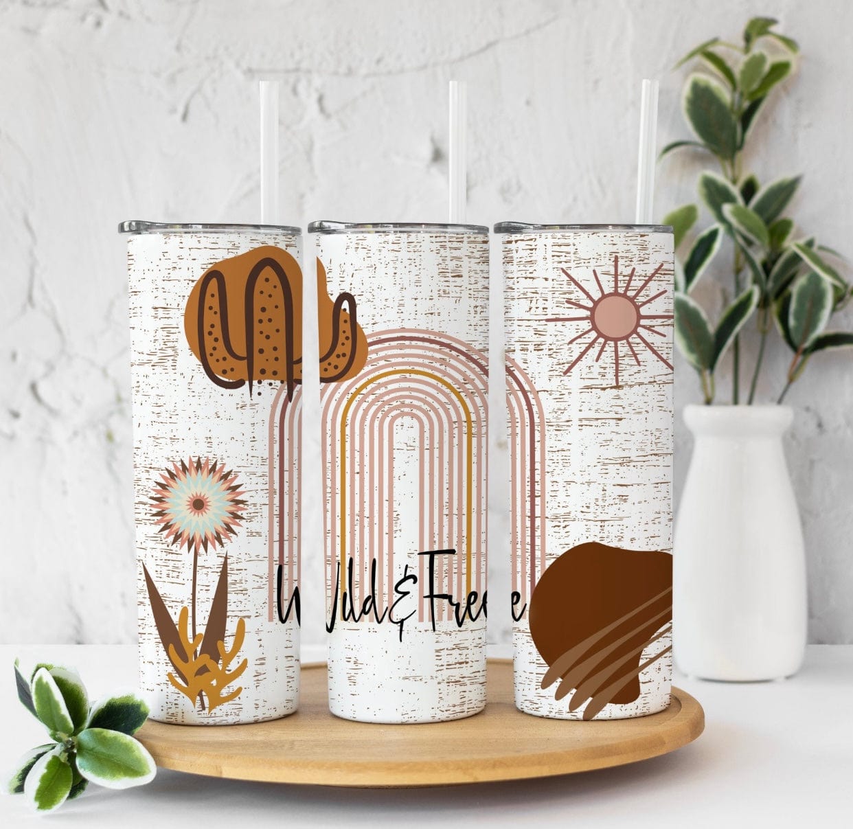 Wild And Free Tumbler-Stay Foxy Boutique, Florissant, Missouri