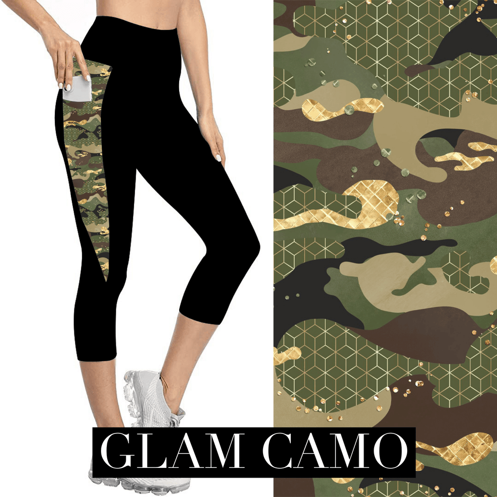 Glam Camo Capri-Capri-Stay Foxy Boutique, Florissant, Missouri