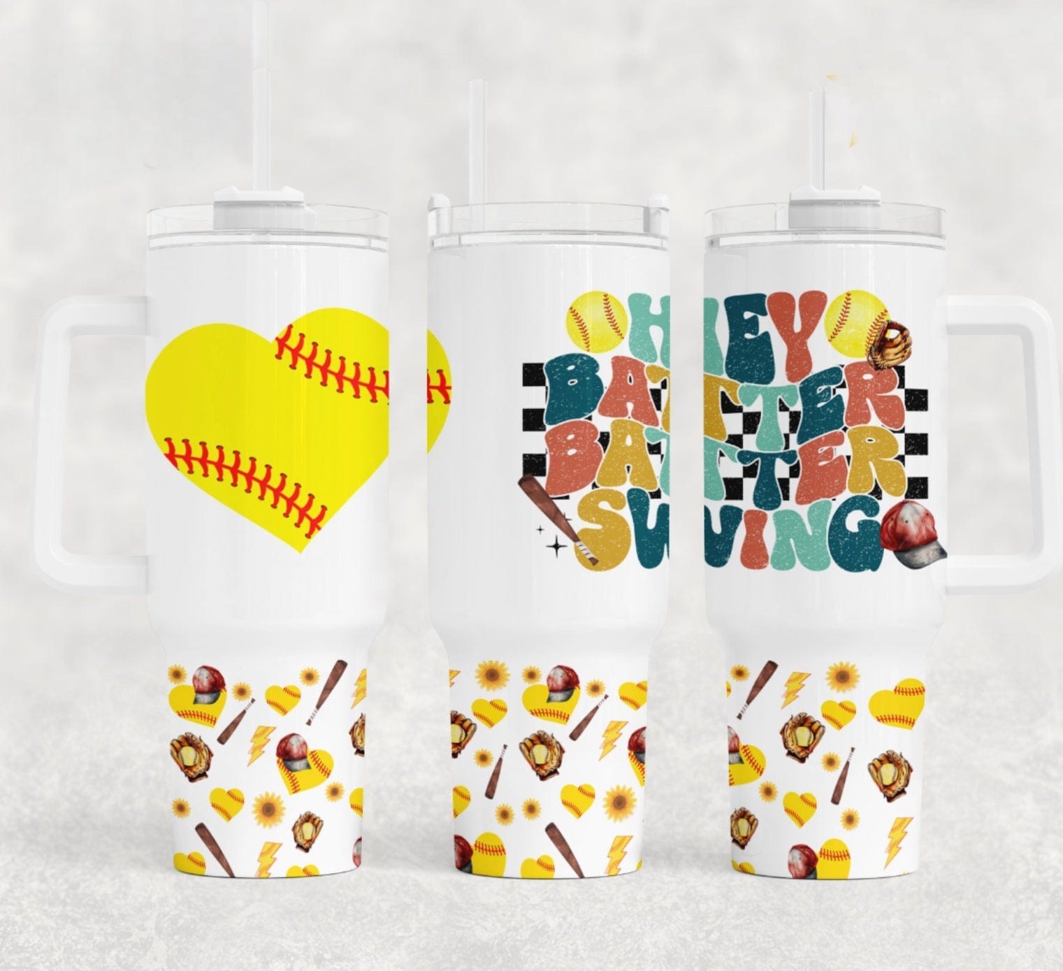 Batter Swing 40 oz Tumbler-Stay Foxy Boutique, Florissant, Missouri