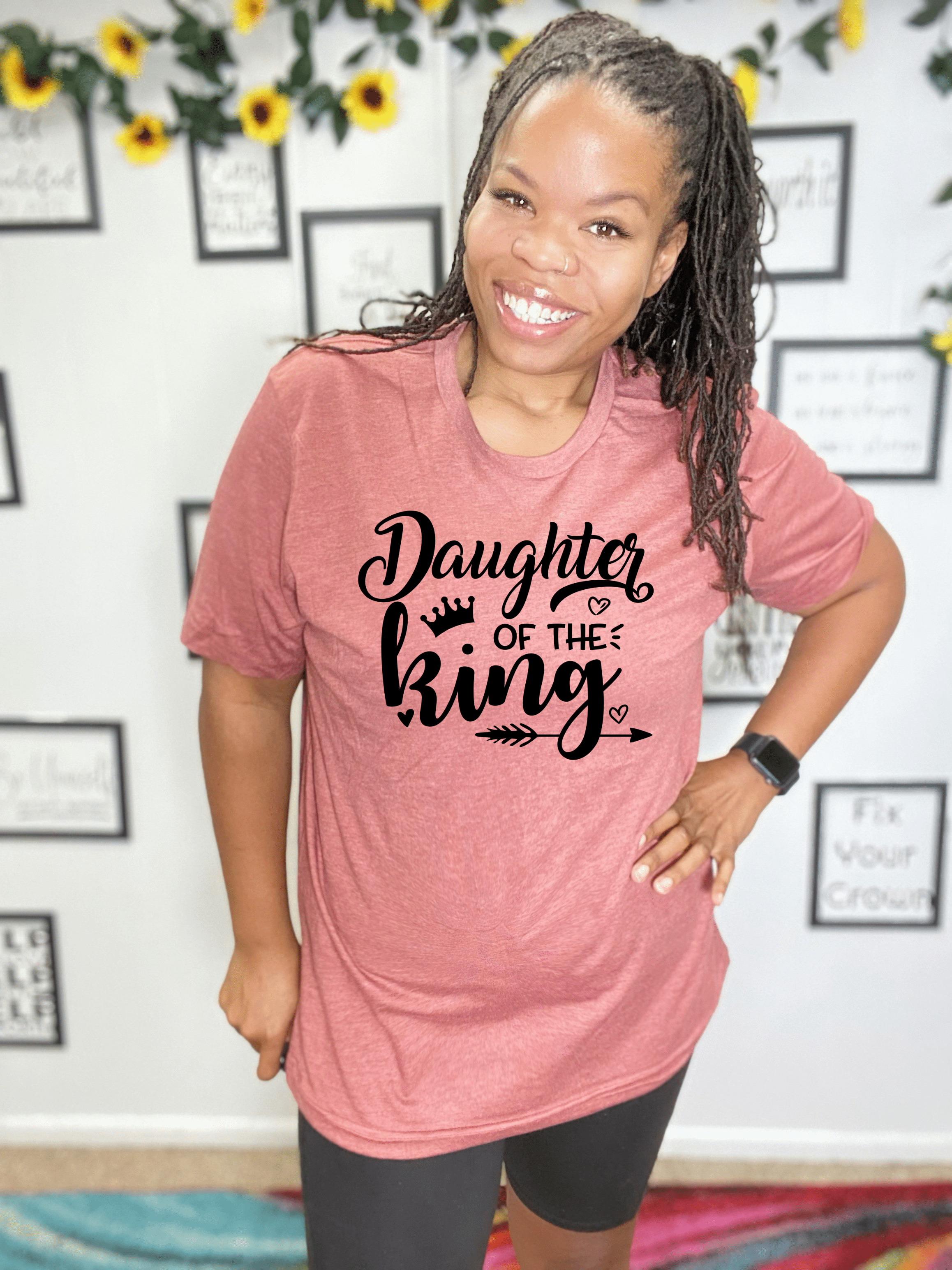 Daughter of The King Graphic T-Graphic T-Stay Foxy Boutique, Florissant, Missouri