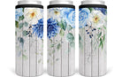 Blue Flowers CAN COOLER-Stay Foxy Boutique, Florissant, Missouri