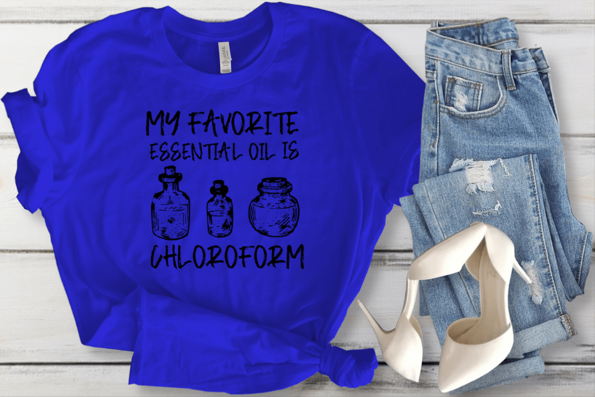 My Favorite Essential Oil Graphic T-Graphic T-Stay Foxy Boutique, Florissant, Missouri