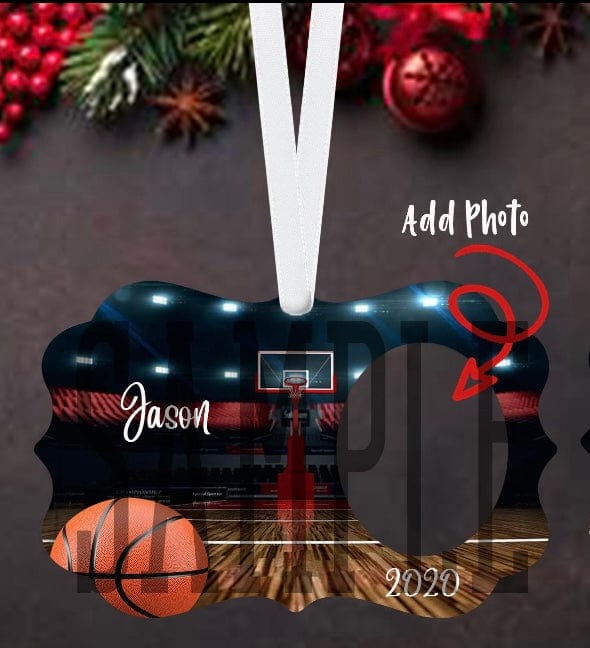 Sports Ornaments *Add a Photo and Name*-Stay Foxy Boutique, Florissant, Missouri