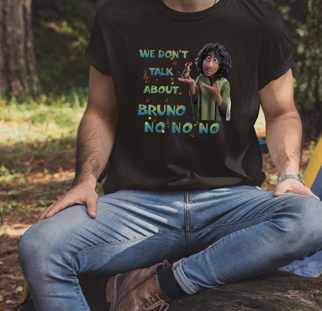 We Don't Talk About Bruno Graphic T-Graphic T-Stay Foxy Boutique, Florissant, Missouri