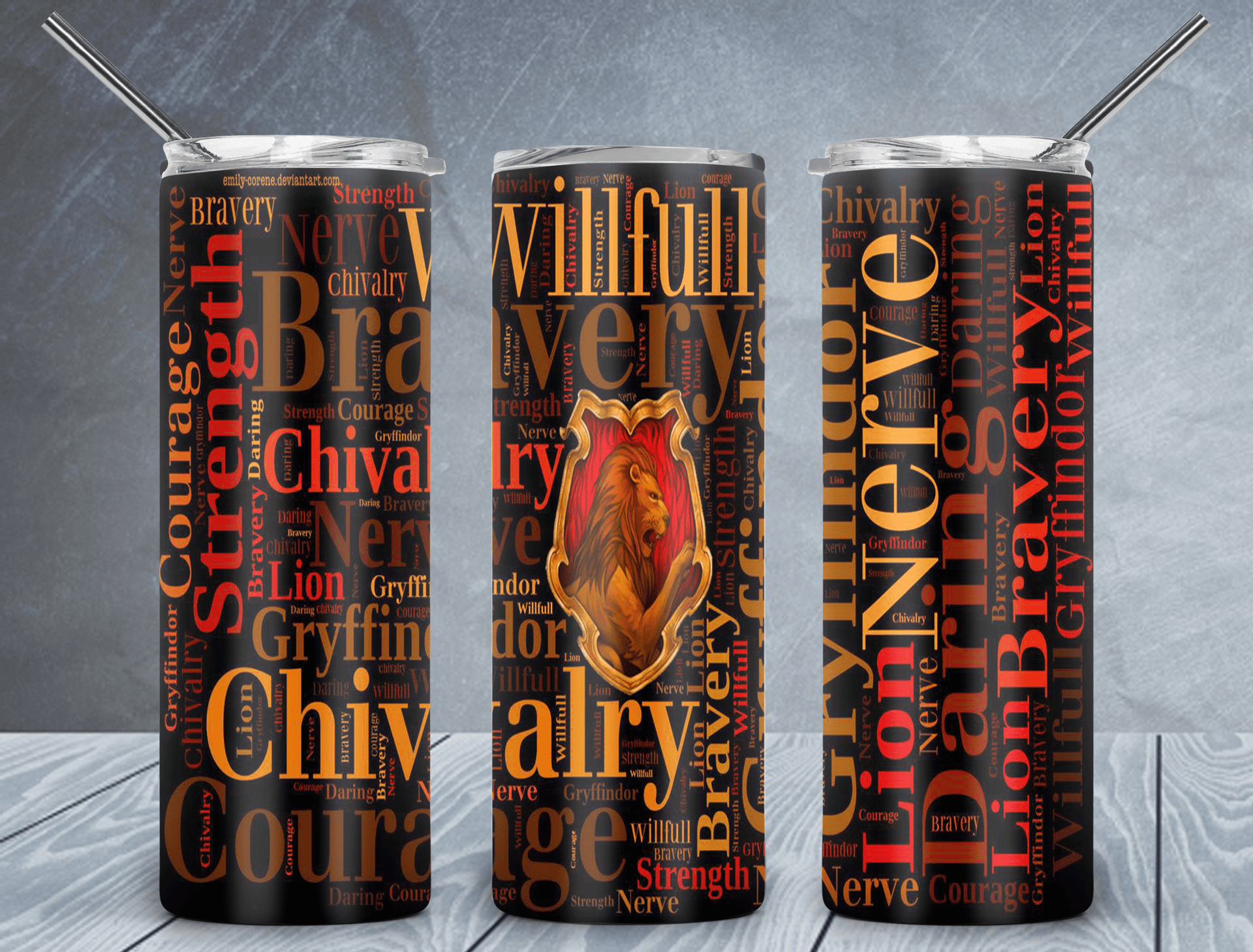 adjectives for tumblers Red Adjectives Of Power Tumbler