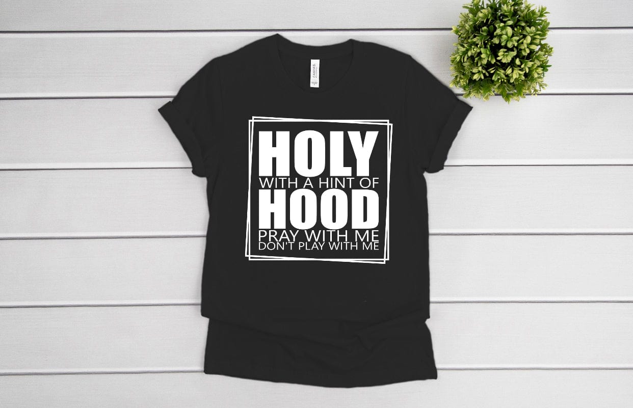 Holy/Hood Graphic T-Graphic T-Stay Foxy Boutique, Florissant, Missouri