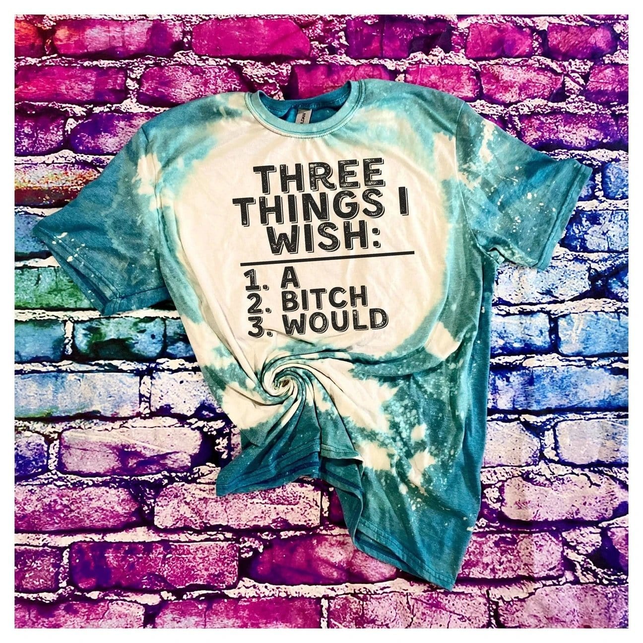 Three Things I Wish: Graphic T #270-Graphic T-Stay Foxy Boutique, Florissant, Missouri