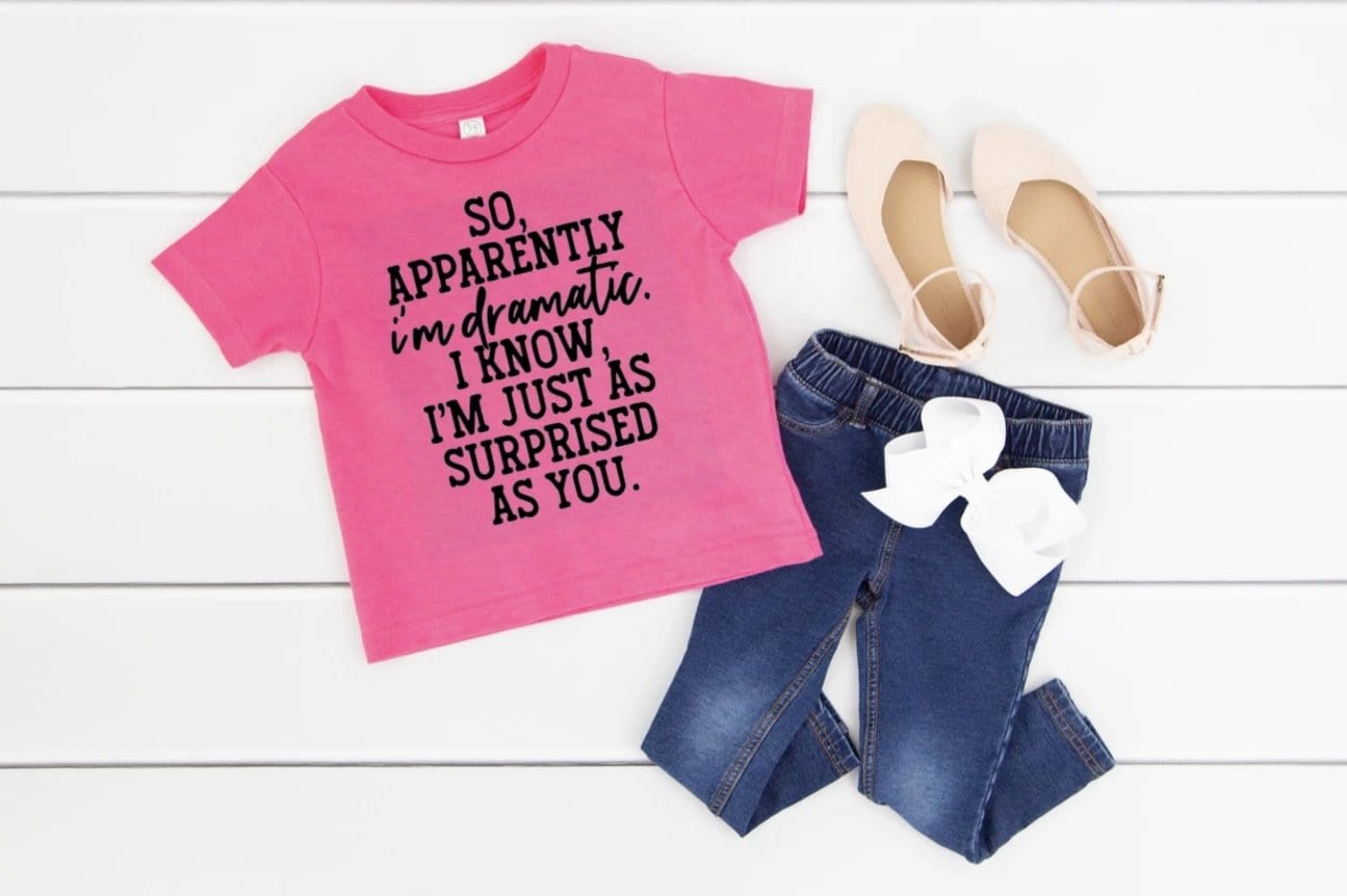 I'm Dramatic Toddler and Kid Graphic T-Graphic T-Stay Foxy Boutique, Florissant, Missouri
