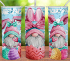 Pink Bunny Gnomes Easter Tumbler-Stay Foxy Boutique, Florissant, Missouri