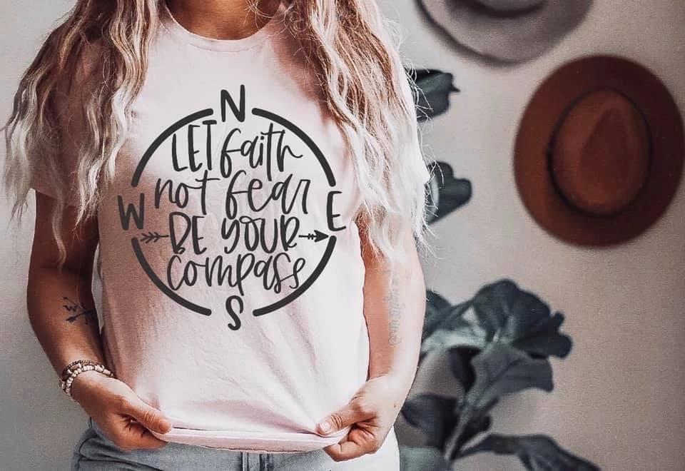 Let Faith Not Fear Graphic T #172-Graphic T-Stay Foxy Boutique, Florissant, Missouri