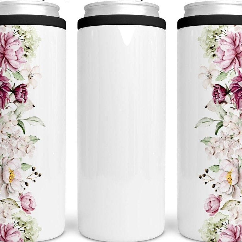 Floral CAN COOLER (can Add Name)-Stay Foxy Boutique, Florissant, Missouri