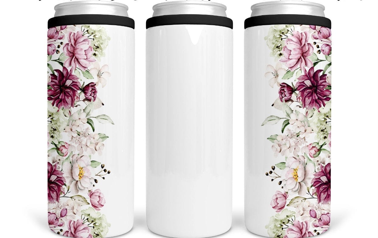 Floral CAN COOLER (can Add Name)-Stay Foxy Boutique, Florissant, Missouri