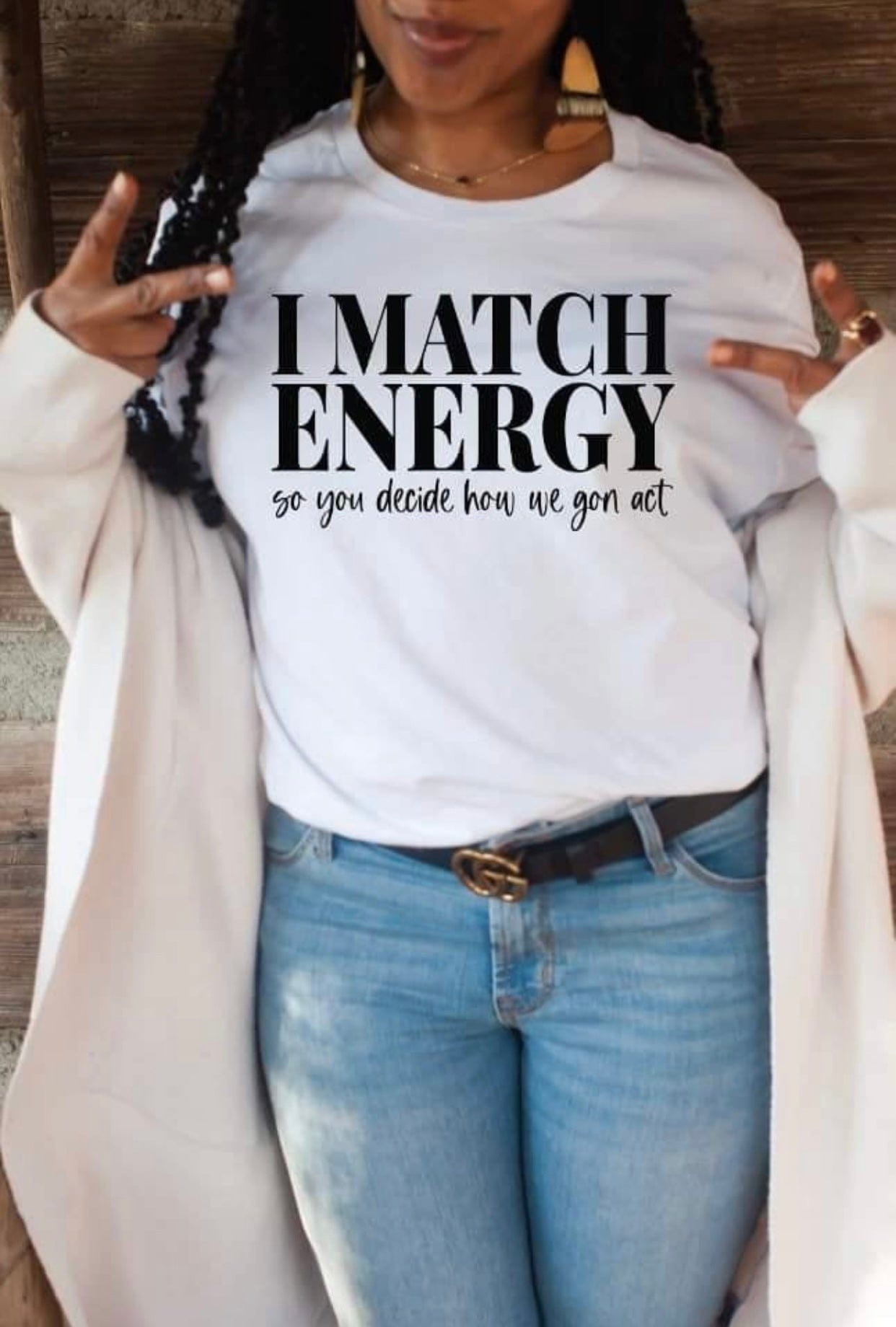 I Match Energy Graphic T-Graphic T-Stay Foxy Boutique, Florissant, Missouri