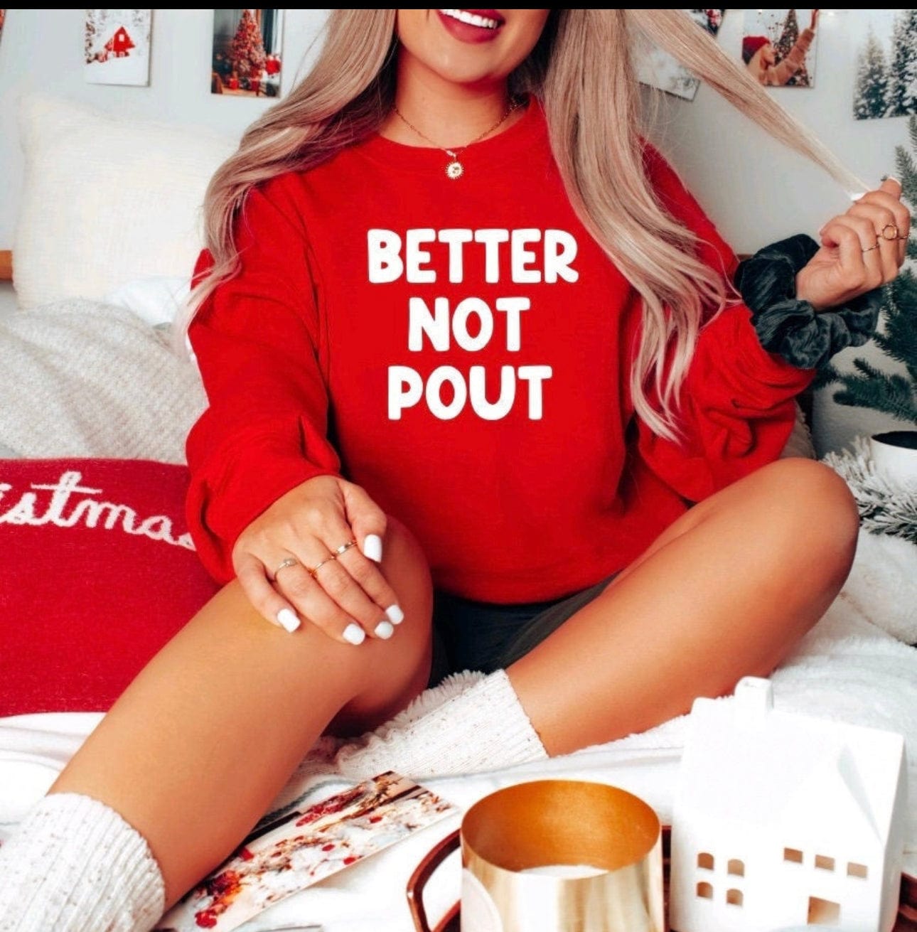 Better Not Pout Graphic T-Graphic T-Stay Foxy Boutique, Florissant, Missouri