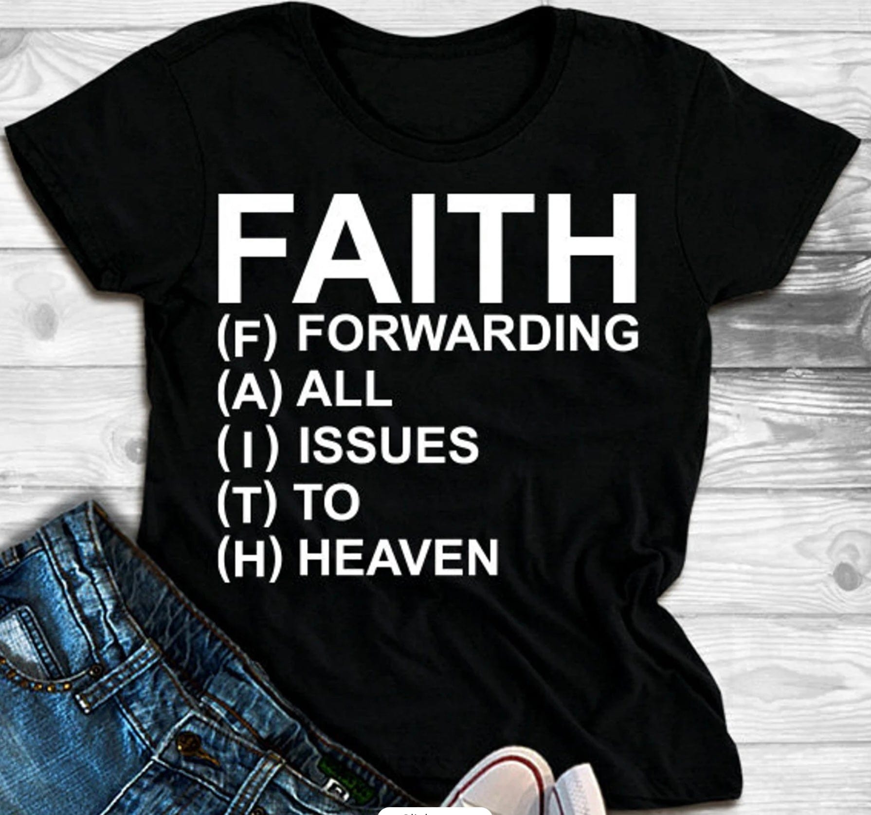 Faith Graphic T-Graphic T-Stay Foxy Boutique, Florissant, Missouri