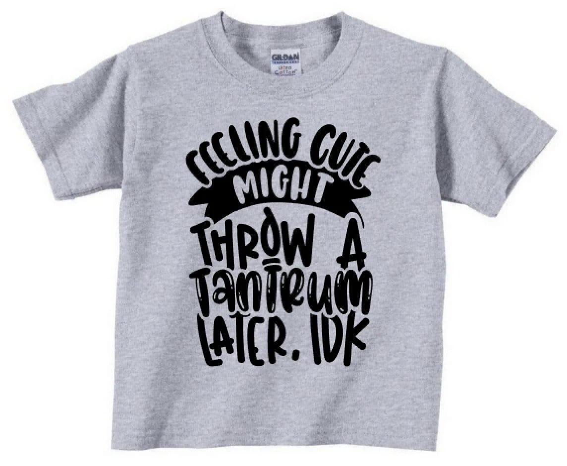 Feeling Cute Toddler and Kid Graphic T-Graphic T-Stay Foxy Boutique, Florissant, Missouri