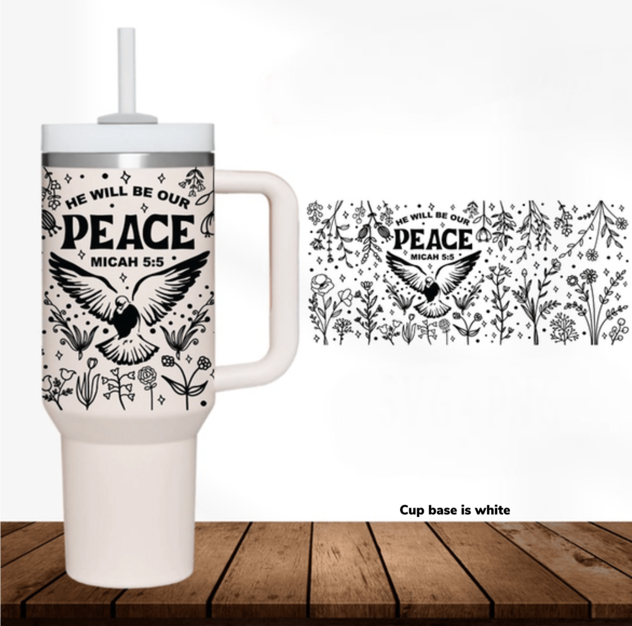 Peace 40 oz Tumbler-Stay Foxy Boutique, Florissant, Missouri