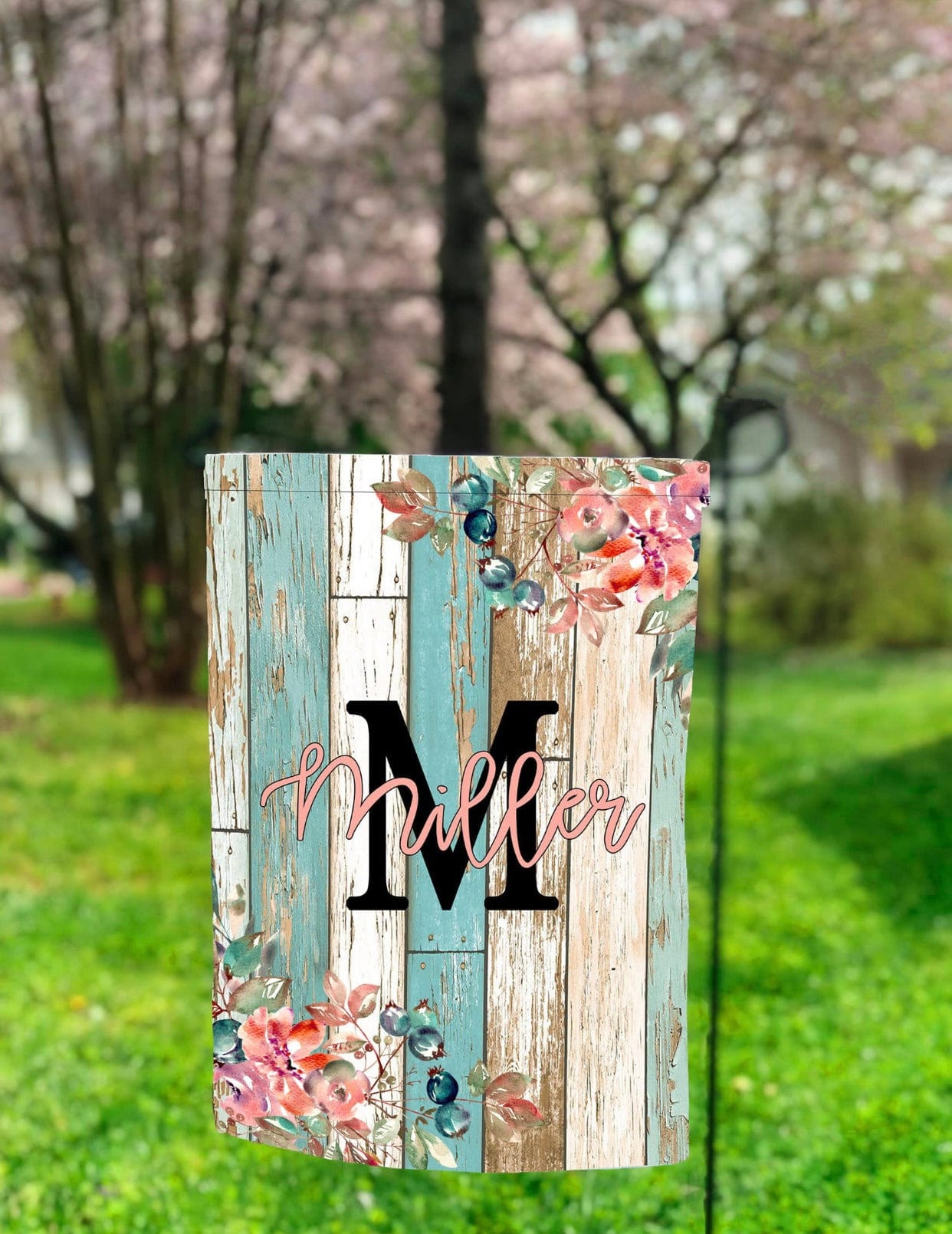 Focus On The Name Garden Flag *ADD A NAME*-Stay Foxy Boutique, Florissant, Missouri