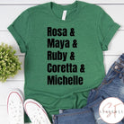 Rosa & Maya & Ruby & Coretta & Michelle Graphic T #102-Graphic T-Stay Foxy Boutique, Florissant, Missouri