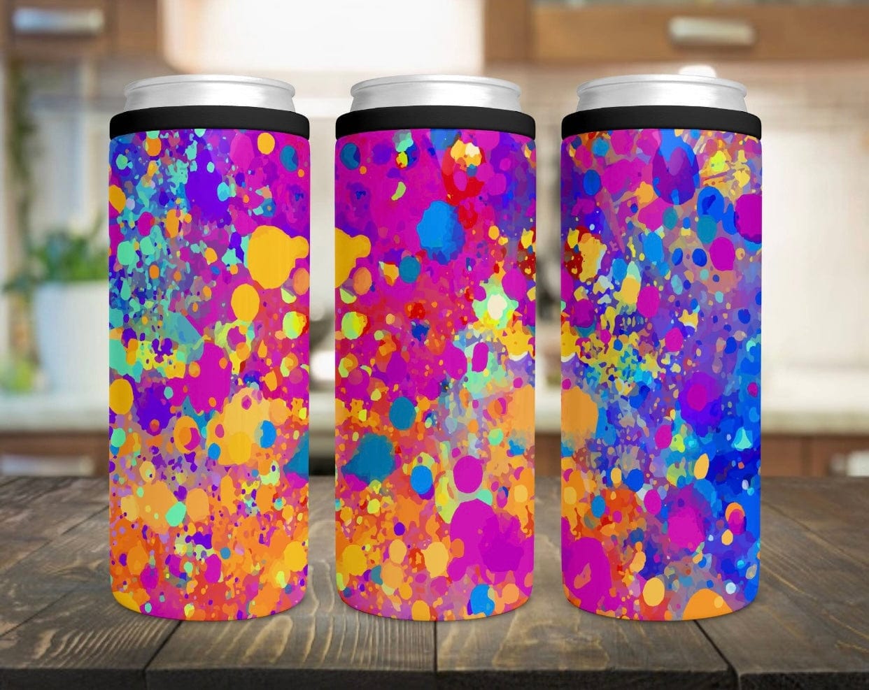 Splatter Paint CAN COOLER-Stay Foxy Boutique, Florissant, Missouri