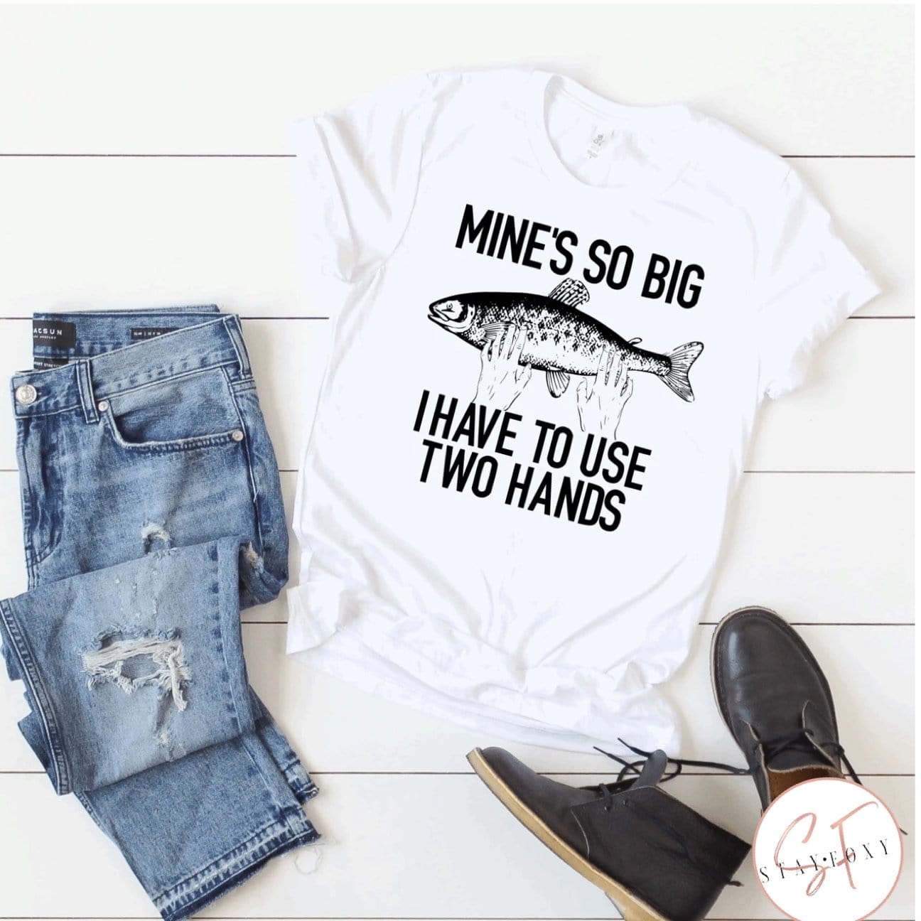 I Have To Use Two Hands Graphic T #193-Graphic T-Stay Foxy Boutique, Florissant, Missouri