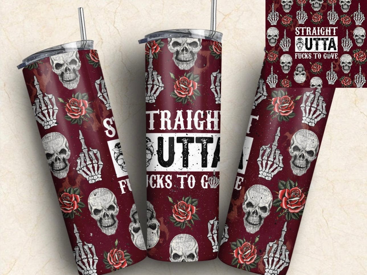 Straight Outta Tumbler-Stay Foxy Boutique, Florissant, Missouri