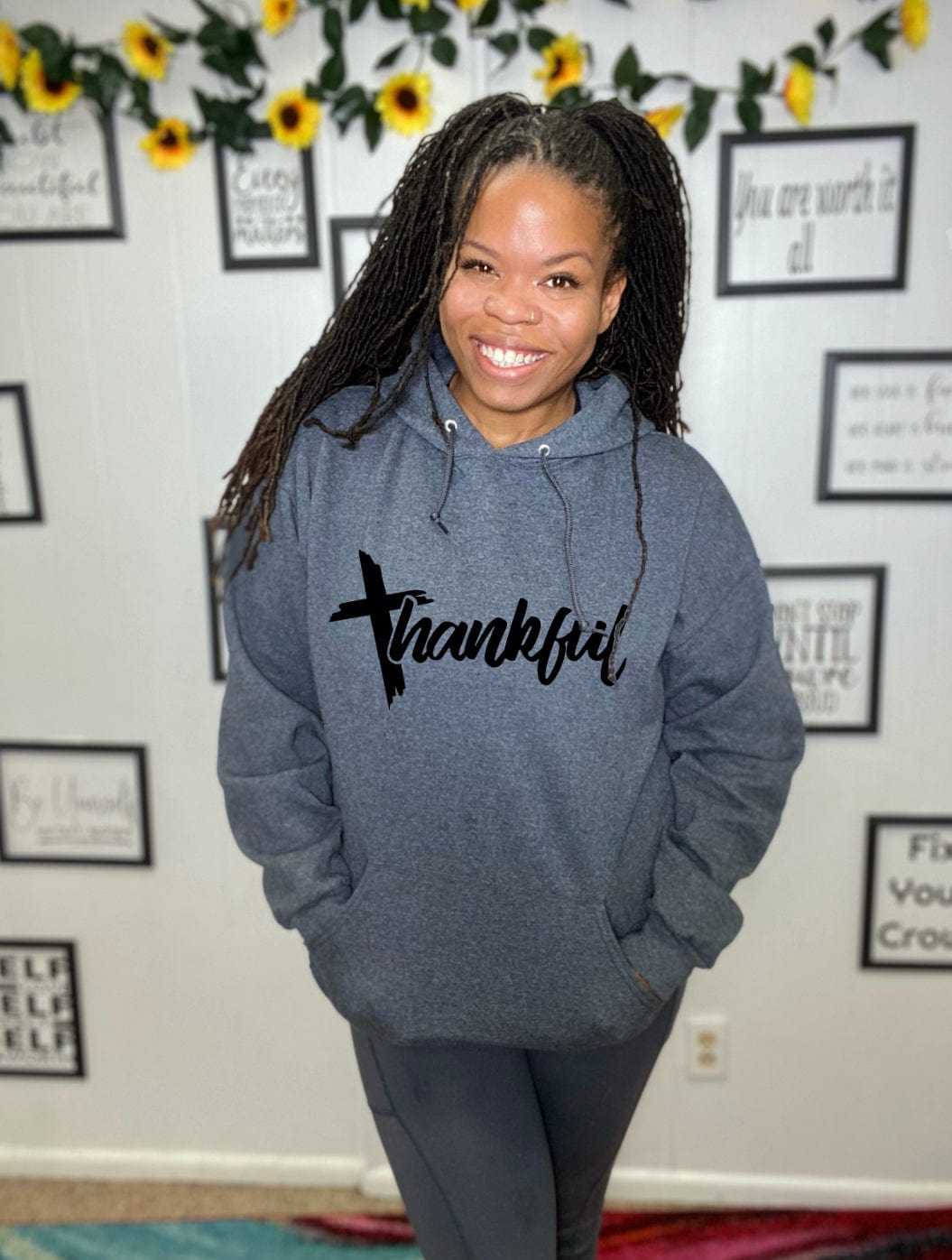 Thankful Graphic T.-Graphic T-Stay Foxy Boutique, Florissant, Missouri