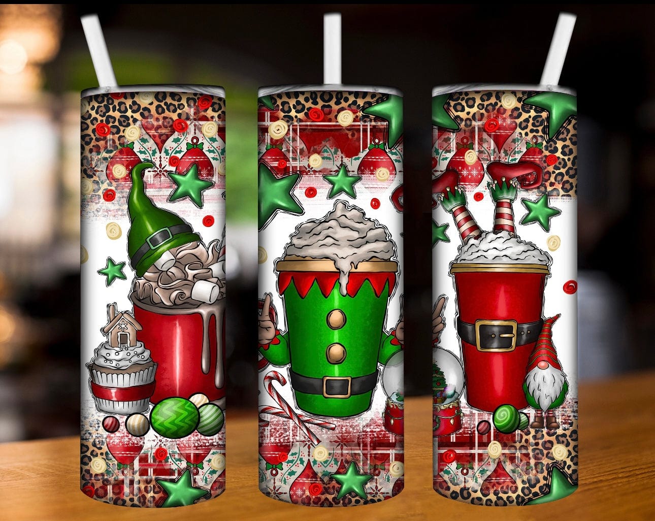 Gnomes Latte Tumbler-Stay Foxy Boutique, Florissant, Missouri