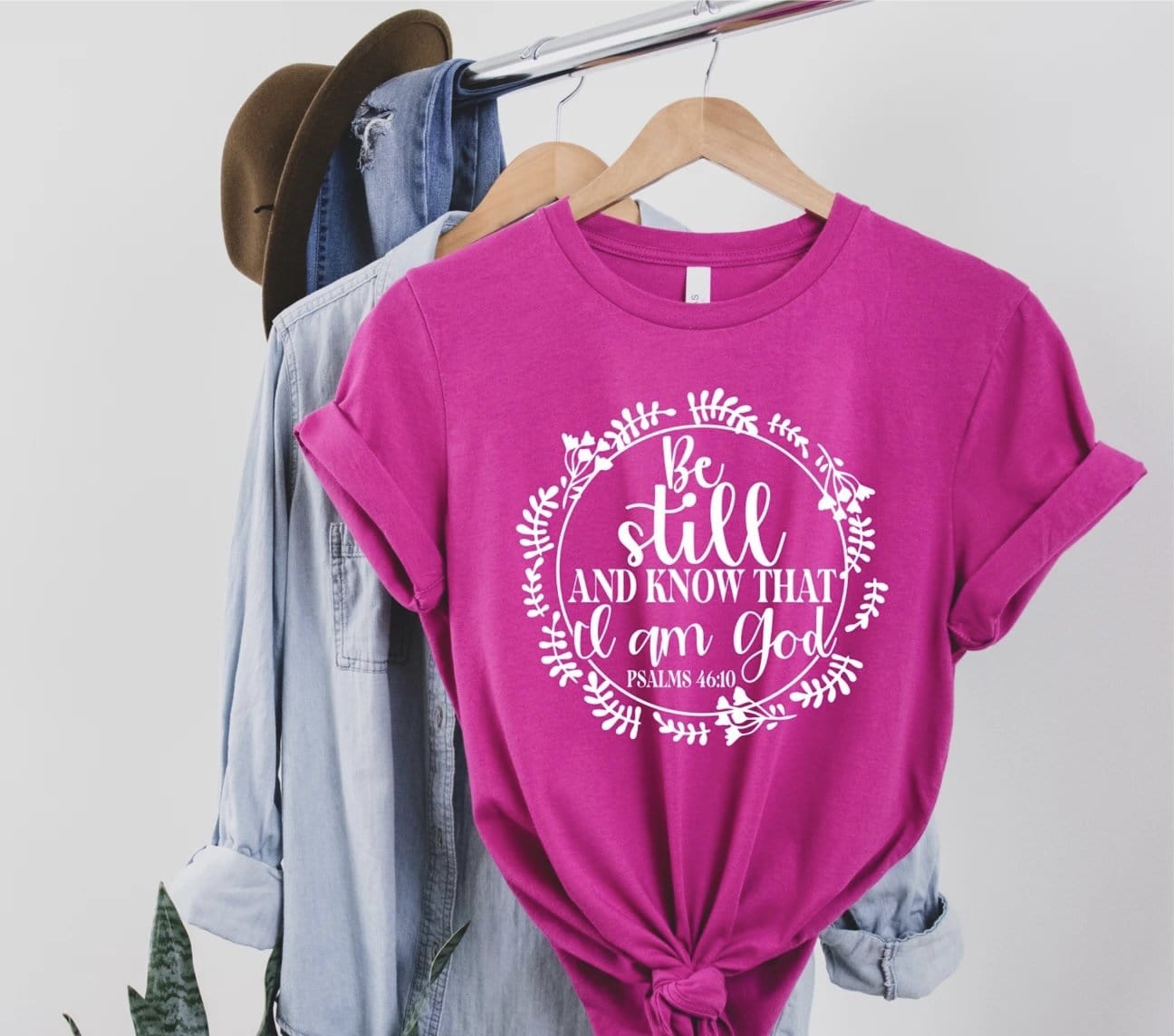 Be Still and Know That I Am God Graphic T-Graphic T-Stay Foxy Boutique, Florissant, Missouri