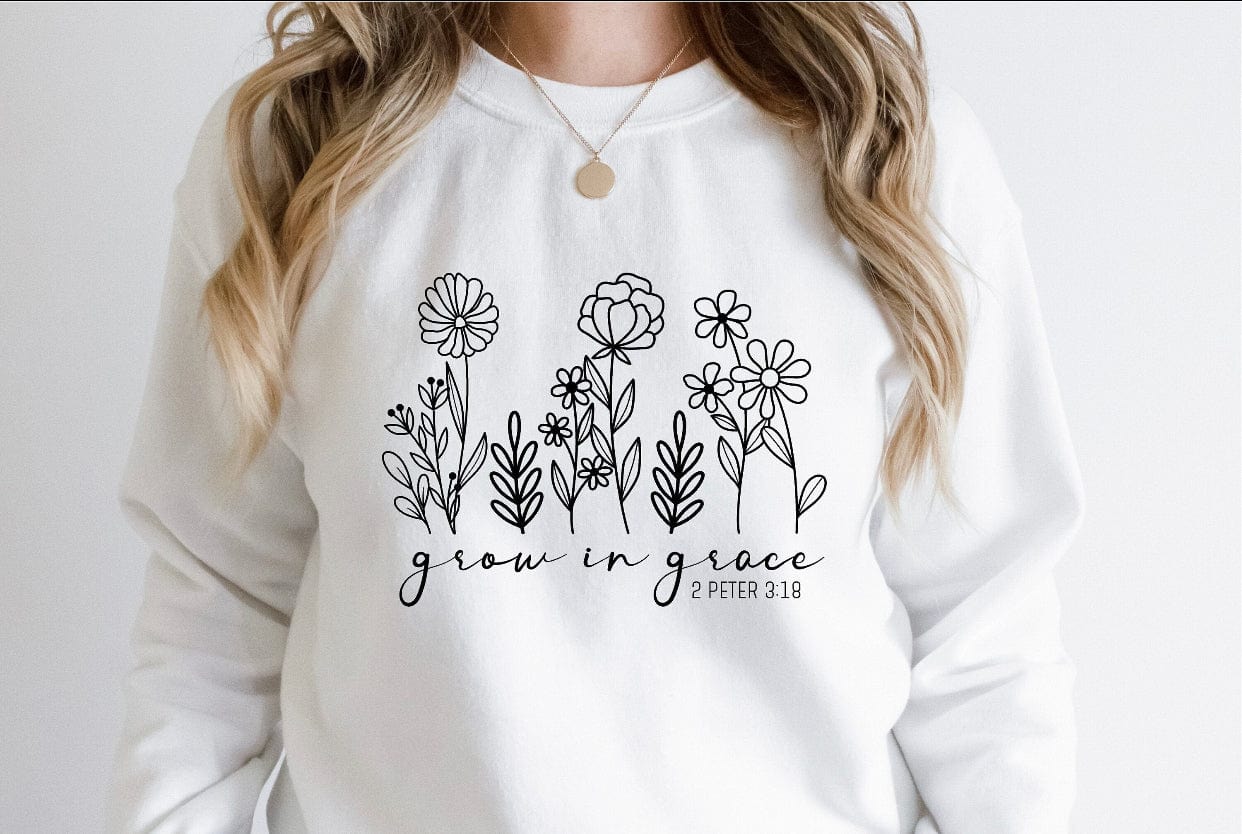 Grow In Grace Graphic T-Graphic T-Stay Foxy Boutique, Florissant, Missouri