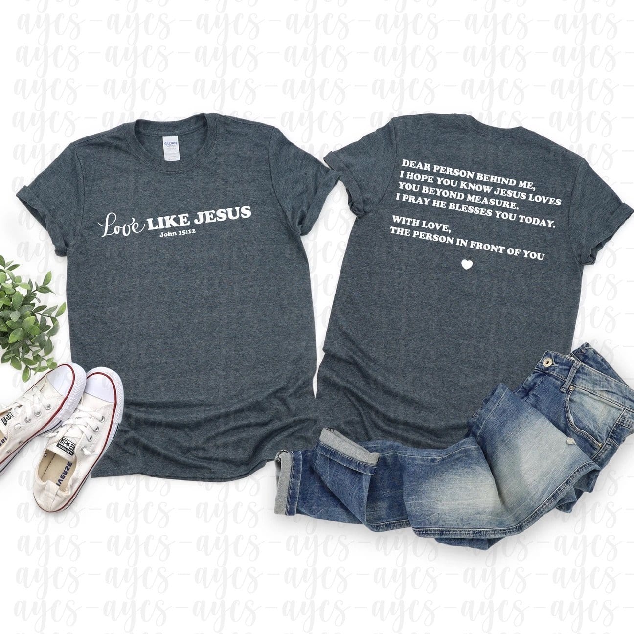 Love Like Jesus Graphic T-Graphic T-Stay Foxy Boutique, Florissant, Missouri