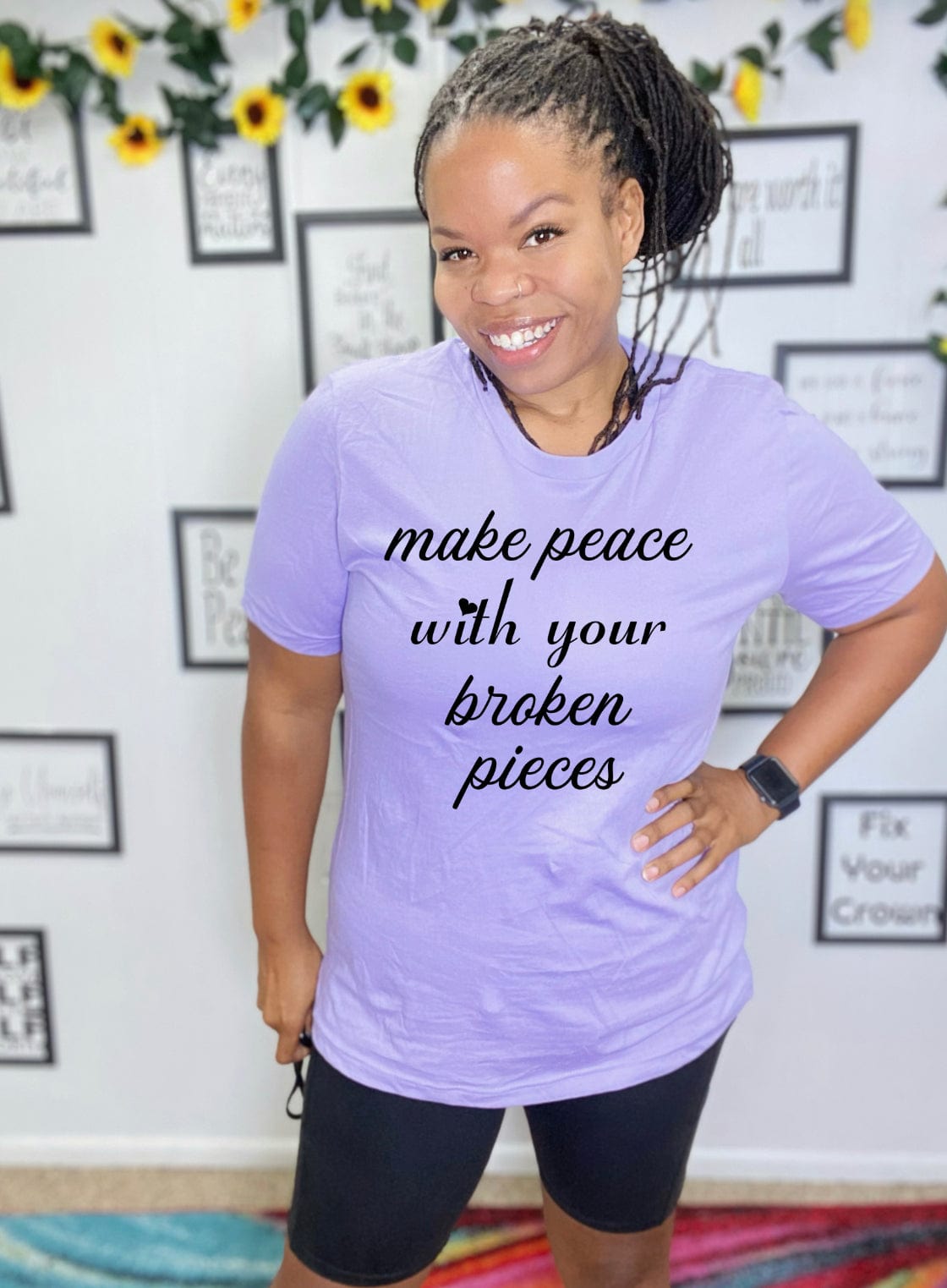 Make Peace Graphic T-Graphic T-Stay Foxy Boutique, Florissant, Missouri