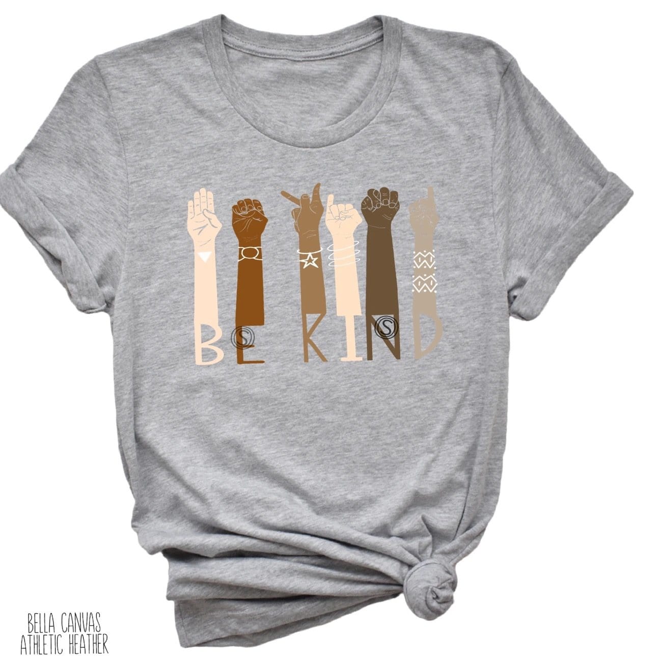 Be Kind Sign Language Graphic T #143-Graphic T-Stay Foxy Boutique, Florissant, Missouri