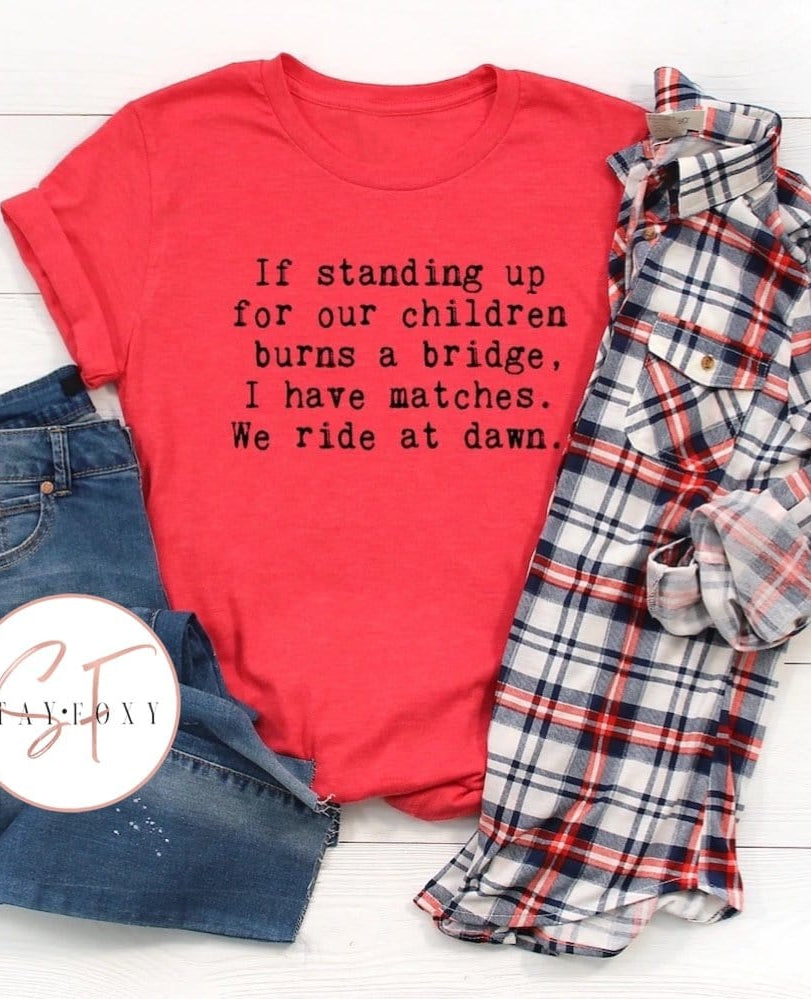 Standing Up for Our Children Graphic T-Graphic T-Stay Foxy Boutique, Florissant, Missouri