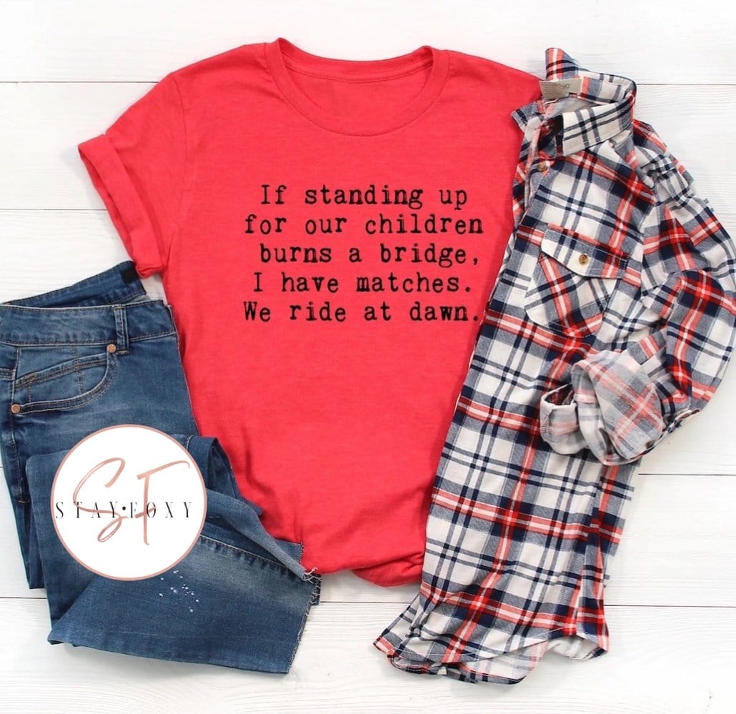 Standing Up for Our Children Graphic T-Graphic T-Stay Foxy Boutique, Florissant, Missouri