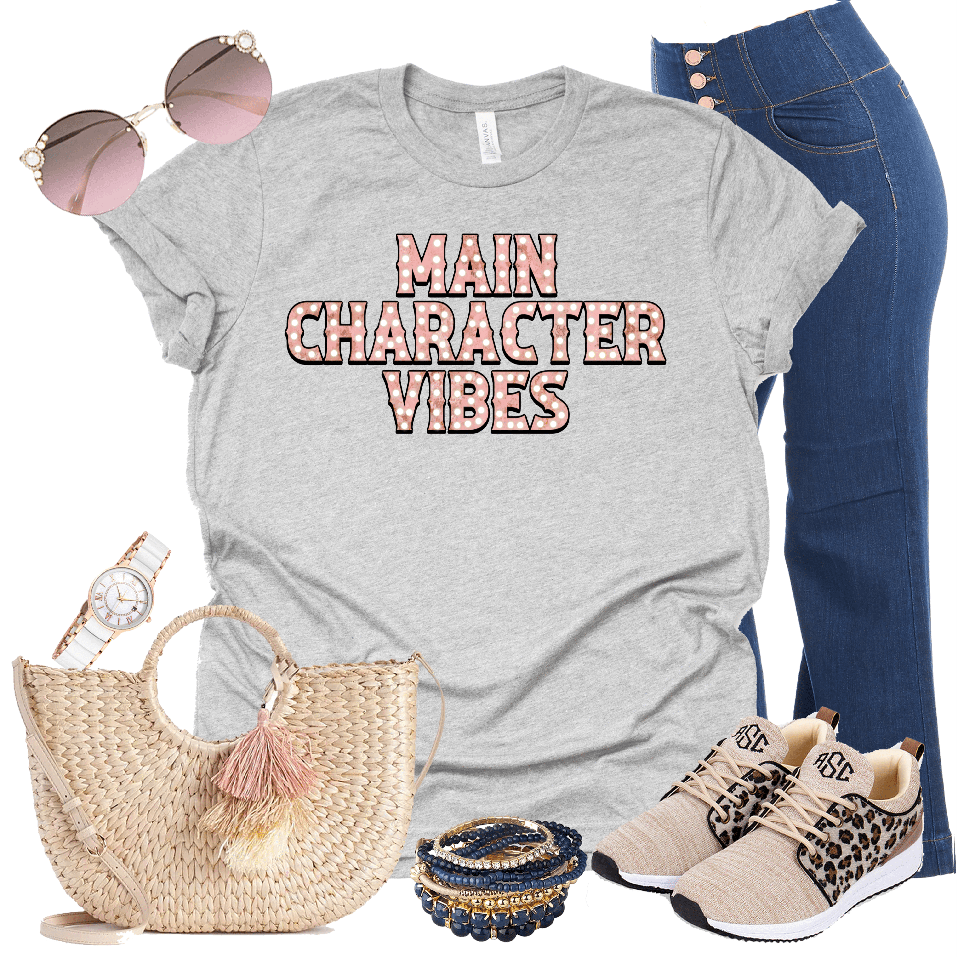 Main Character Graphic T-Graphic T-Stay Foxy Boutique, Florissant, Missouri