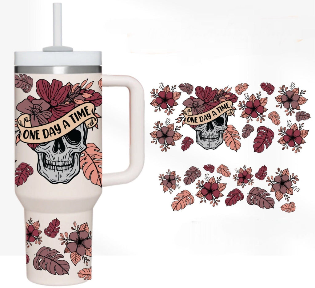 One Day At A Time 40 oz Tumbler-Stay Foxy Boutique, Florissant, Missouri