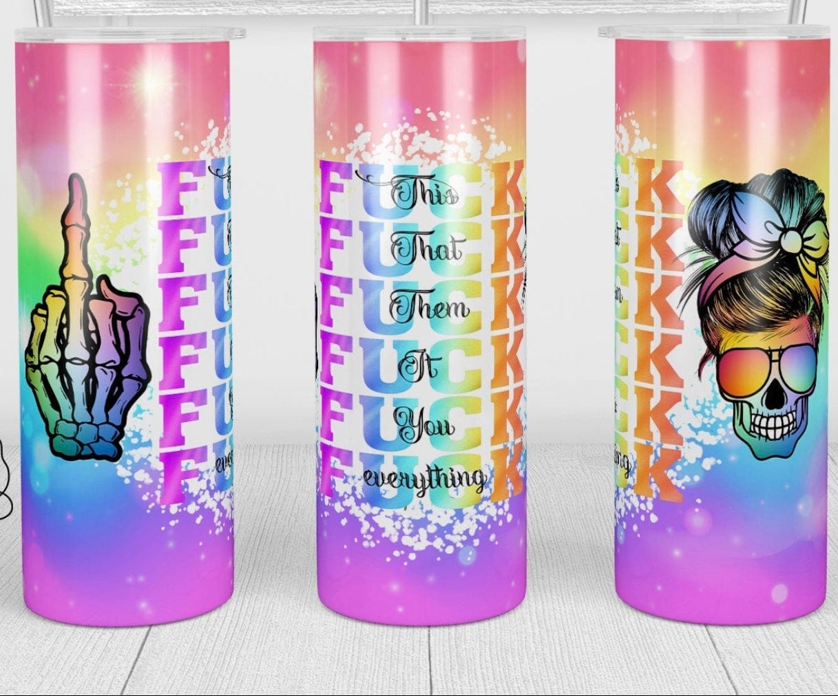 F**k This Tumbler-Drinkware-Stay Foxy Boutique, Florissant, Missouri