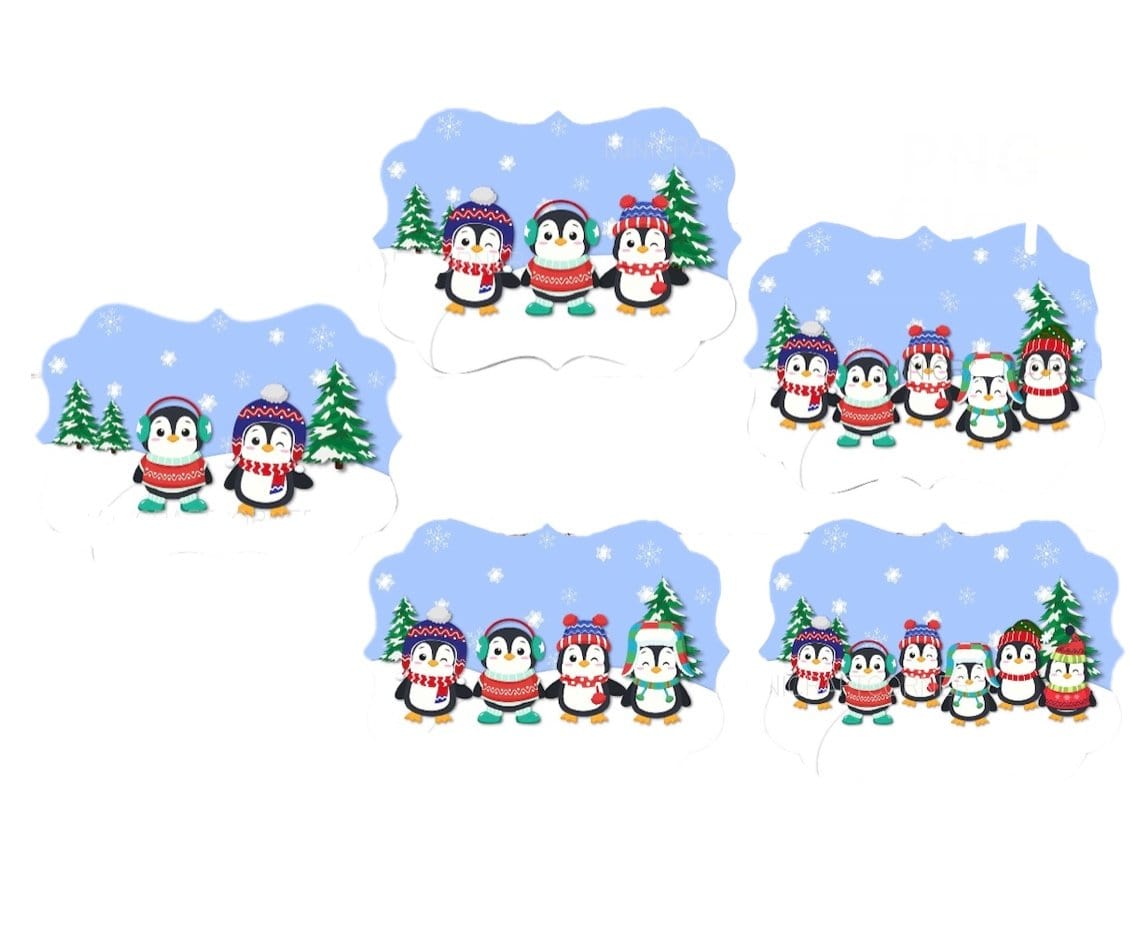 Penguin Family Ornament-Stay Foxy Boutique, Florissant, Missouri