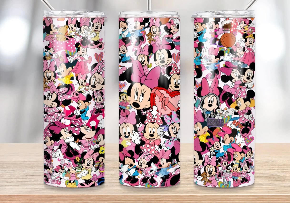 Minnie Collage Tumbler-Drinkware-Stay Foxy Boutique, Florissant, Missouri