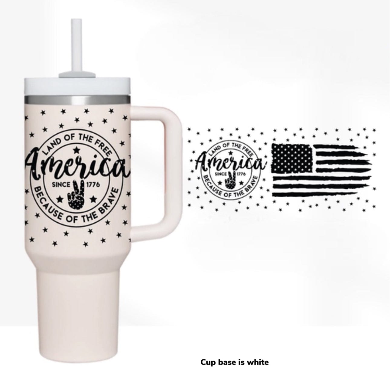 America 40 oz Tumbler-Stay Foxy Boutique, Florissant, Missouri