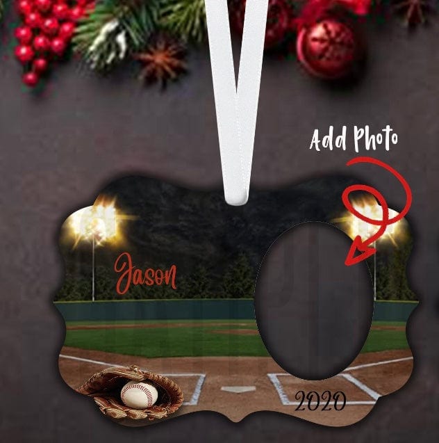 Sports Ornaments *Add a Photo and Name*-Stay Foxy Boutique, Florissant, Missouri