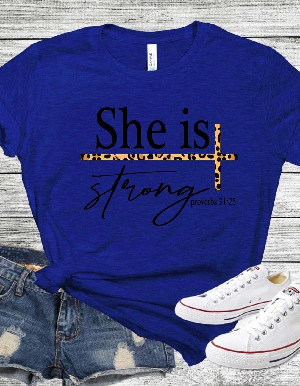 She Is Strong Graphic T-Graphic T-Stay Foxy Boutique, Florissant, Missouri