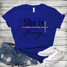 She Is Strong Graphic T-Graphic T-Stay Foxy Boutique, Florissant, Missouri