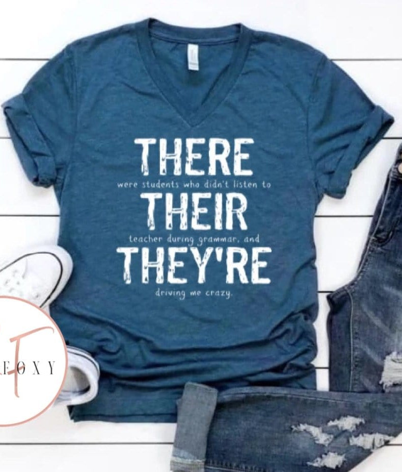 There Their They’re Graphic T-Graphic T-Stay Foxy Boutique, Florissant, Missouri