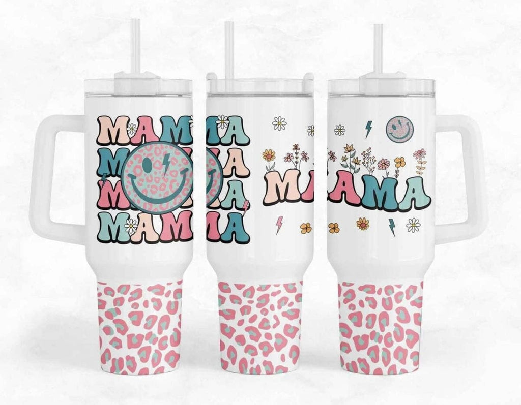 Mama Mama Mama 40 oz Tumbler-Stay Foxy Boutique, Florissant, Missouri