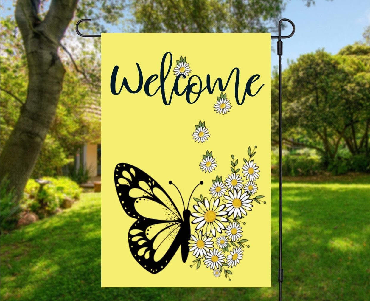 Floating Butterfly Garden Flag-Stay Foxy Boutique, Florissant, Missouri