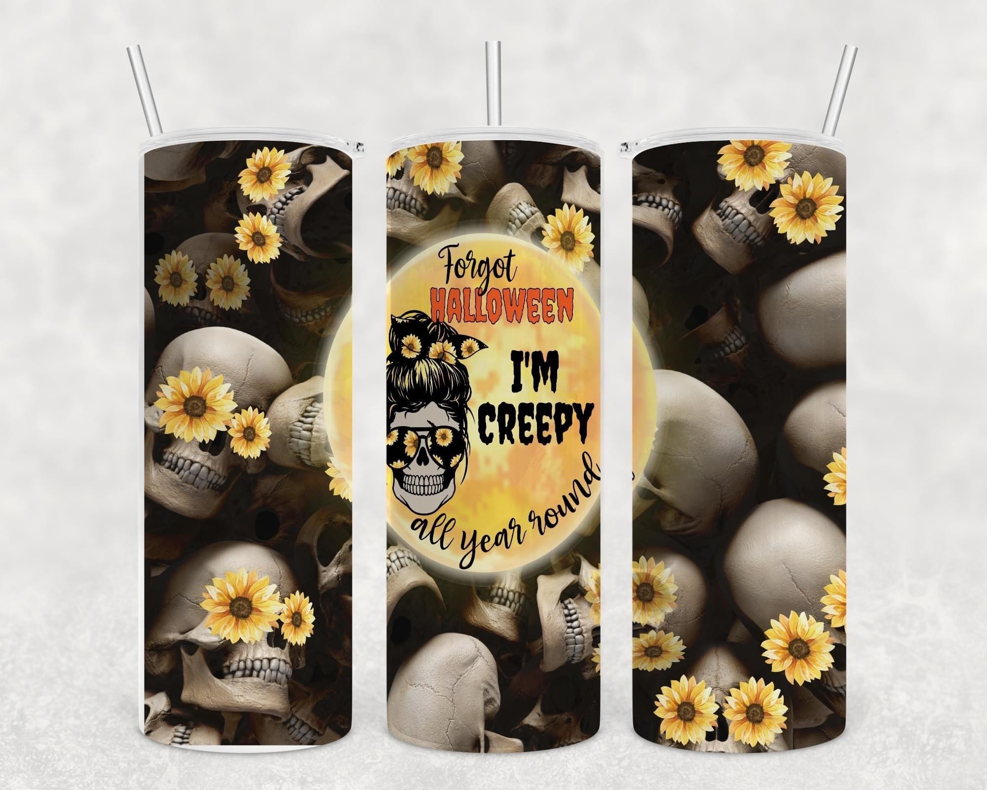 I’m Creepy Tumbler-Drinkware-Stay Foxy Boutique, Florissant, Missouri